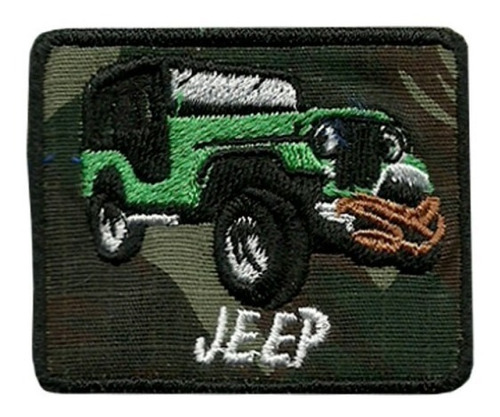 Bordado Termocolante Jeep Green