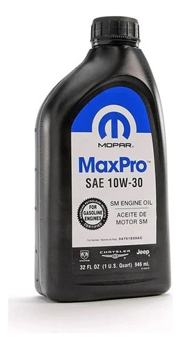 Aceite Motor Max Pro Sae 10w-30 Mopar