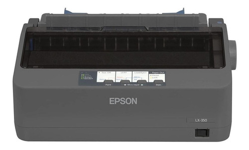 Impresora simple función Epson LX Series LX-350 gris 120V