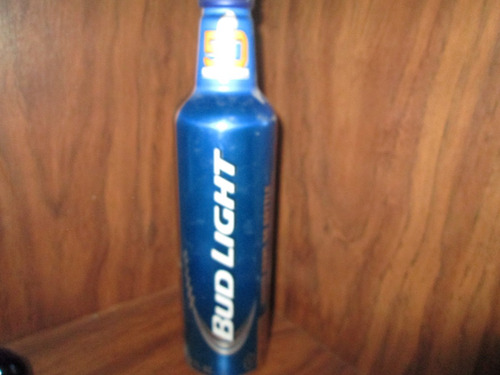 Botella De Colección Bud Ligth Aluminio ¡ojo Coleccionistas! (Usado)