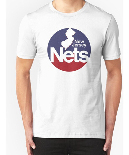 Franela  Defunct New Jersey Nets Baloncesto Retro