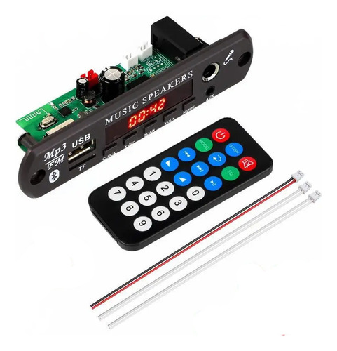 Modulo Lector Usb Bluetooth 5.3 Karaoke Radio Fm 60 Watts