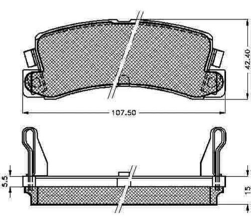 Pastilla De Freno Toyota Celica 90/94 Trasera