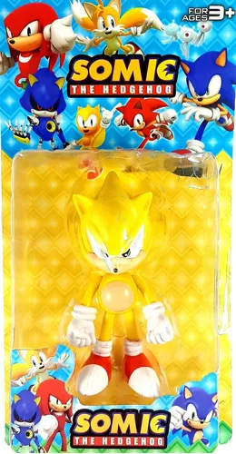 Coleção Boneco Action Figure Metal Sonic The Hedgehog 16cm Somic