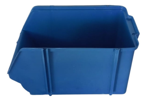 Imagem 7 de 8 de Caixa Gaveta Azul Plastica Bin Empilhavel Num 5