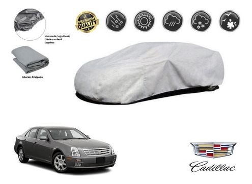 Lona Cubreauto Afelpada Premium Cadillac Sts 2005 A 2007