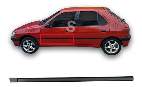 Bagueta Puerta Del Izq Peugeot 306 Xr 4y5 Ptas 95/99 Fina