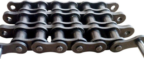 Corrente Tripla Asa 100/3 Cm - Em Metro Cor Preto