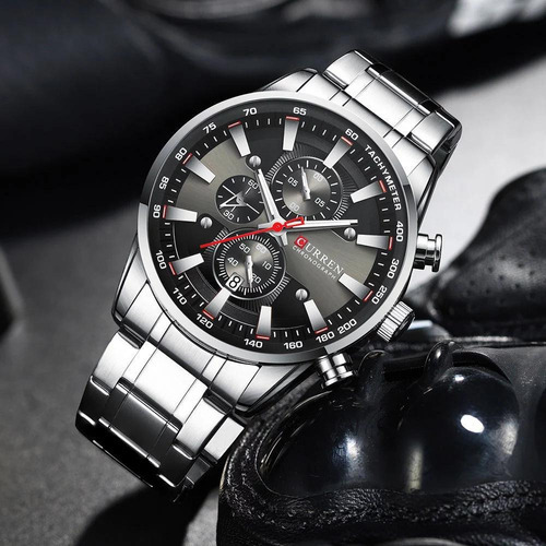Reloj de cuarzo multifuncional Curren 8351 para hombre