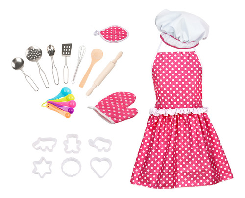 Set De Cocina Y Repostería H Chef Para Niños Dre 5333