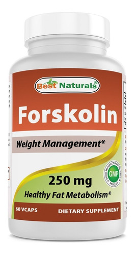 Best Naturals | Forskolin | 250mg | 60 Vegetarian Capsules