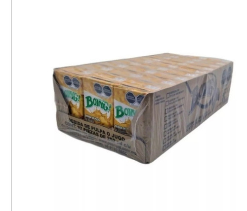 Boing Sabor Mango Con Rica Pulpa Caja Con 27 Pzas De 250 Ml