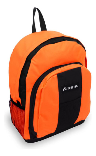 Mochila Everest Con Bolsillos Delanteros Y Laterales, Talla