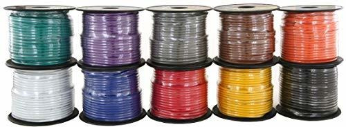Cable Para Autos 16 Awg Cca, 10 Pack - 100 Ft