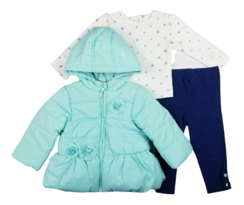  Conjunto 3 Piezas Para Bebe Y Niña 