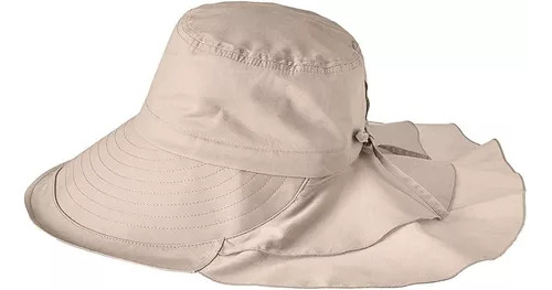 Sombrero De Sol De Ala Ancha Con Protección Uv Para Mujer