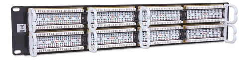 Panel De Parcheo Nexxt Solutions Cat6 48 Puertos Negro /v /v