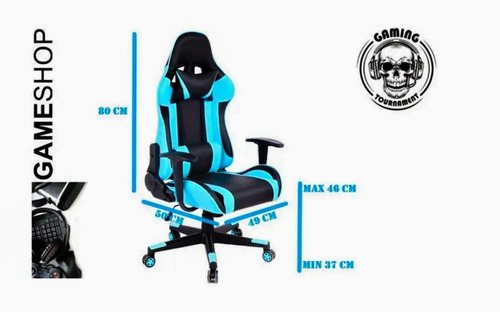 Imagen 5 de 8 de Sillas Sillon Gamer Reclinable Playstation Xbox Oficina Pc