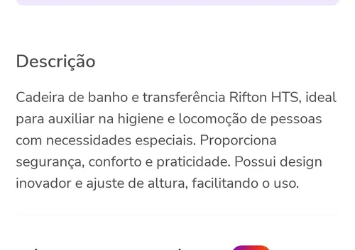 Cadeira De Banho E Higiene Tilt Hts - Rifton -