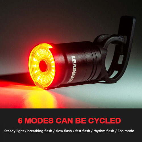 L Luz Trasera Led De Advertencia Para Bicicleta Con