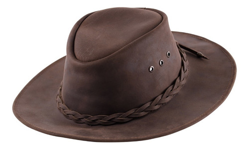 Sombrero Vaquero Indian Horsag Unisex De Piel 100% Original