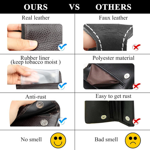 Funda De Cuero Para Pipa De Fumar Funda Para Pipa De Tabaco