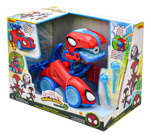 Spidey Piloto Spidey-rex Vehìiculo 2 En 1 Dino Webs Hasbro