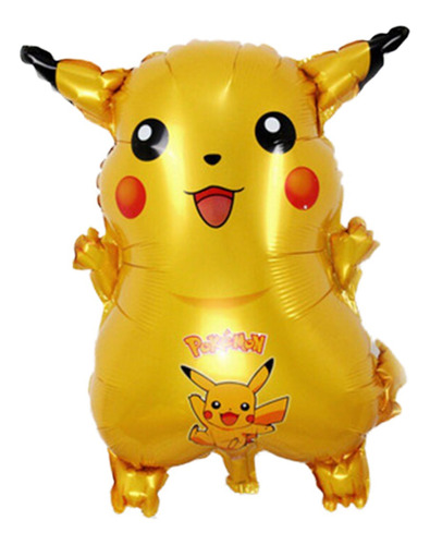 Decoracion De Cumpleaños Globo Helio Pokemon 60cm Iluminaras