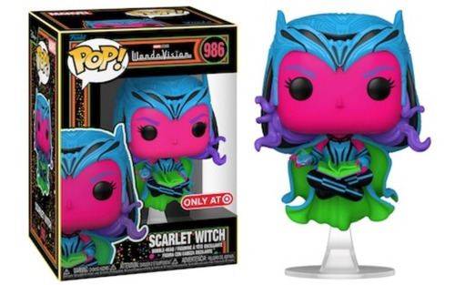 Scarlet Witch  Black Light Funko Pop 986 / Marvel / Target E