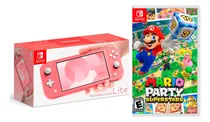 Comprar Consola Nintendo Switch Lite Coral + Mario Party Superstar