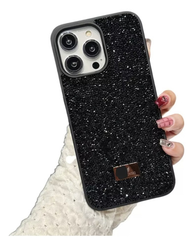 Capa Swarovski Shiny Para iPhone+mica Reforçada 9d