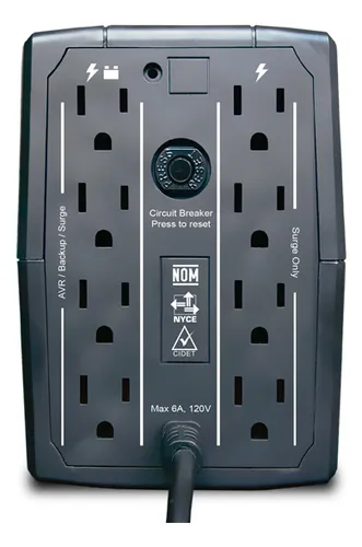 Ups Cdp R-upr 758 Interactiva 750va/315w, 8 Tomas