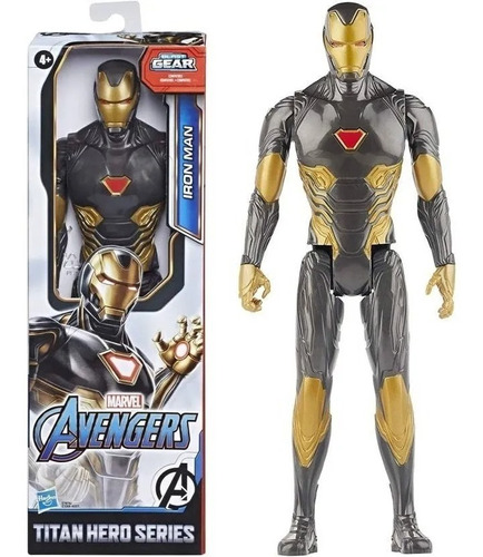 Muñeco Avengers Titan Hero Iron Man 30 Cm Original Hasbro