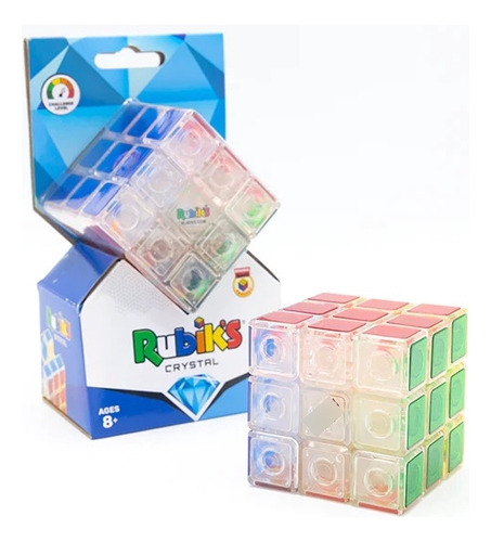 Cubo Rubiks De Cristal Con Luz 3x3