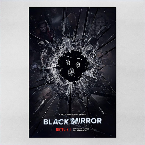 Poster 60x90cm Series Seriado Black Mirror 00
