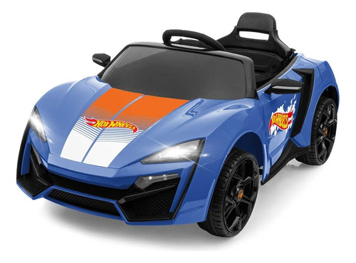 Carro Elétrico Rádio Ride On Hot Wheels Multikids - Br1383 Cor Azul