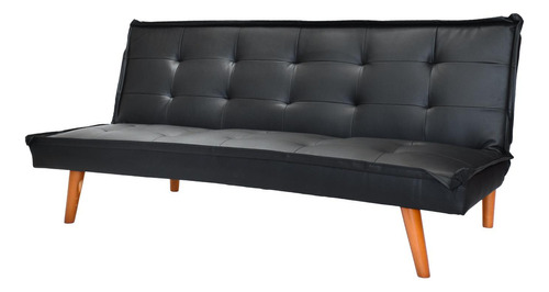 Futon Florencia Negro Bonno Diseño de la tela Big ponme