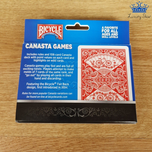 Cartas Bicycle Canasta Game Baraja 108 Cartas Original
