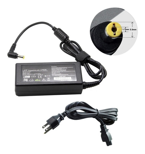 Imagen 1 de 6 de Cargador Acer Aspire A515-51g Series 19v 3.42a 65w