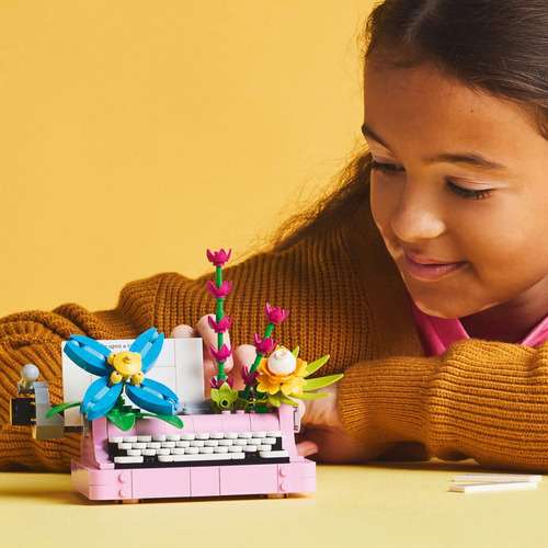 Lego Creator 3en1 Máquina De Escribir Con Flores Set 31169 363 Lego Creator