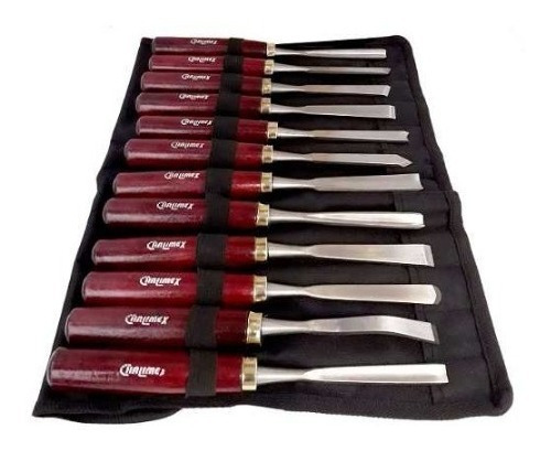 Formón/ Gubia Para Tallar Madera 12 Piezas Chalimex Oferta
