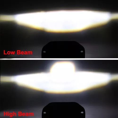 Faros Antiniebla Led De Luz Alta Y Baja H4 Con Luz Ámbar Drl