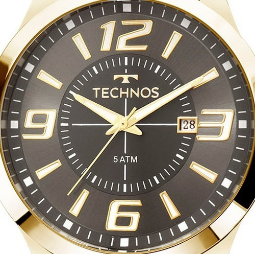 Relógio Technos Masculino Dourado Aço Performer 2115laa/4c Original