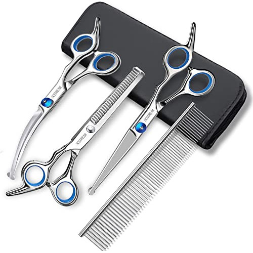 Dog Grooming Scissors For Dogs With Safety Round Tips, ...