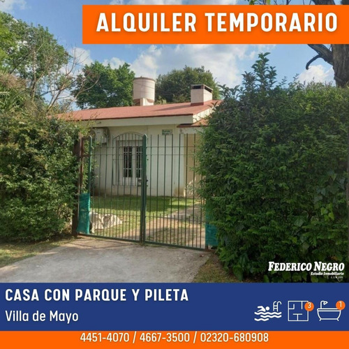 Casa En Alquiler Temporal En Villa De Mayo