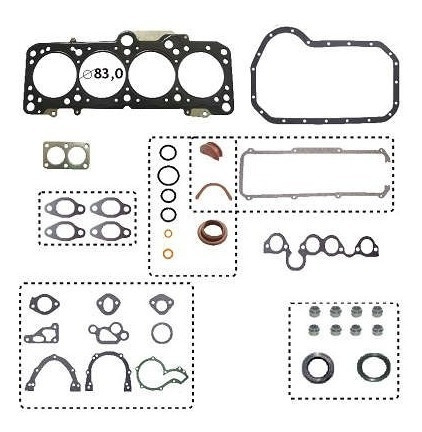 Junta  Motor Turbinado Com Retento Aço Gol 1.6 1.8 97/