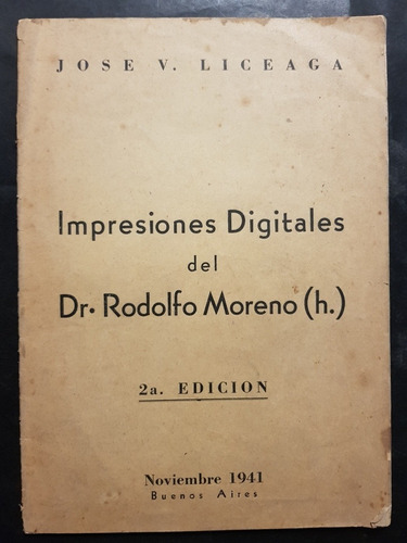 Impresiones Digitales Del Dr. Rodolfo Moreno. 51n 270