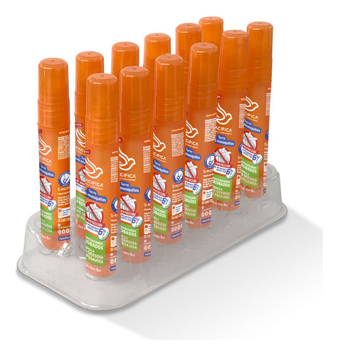 Repelente De Mosquitos Pacifica 12 Spray De 8 Ml Cada Uno