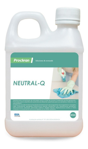 Desinfectante Amonio Cuaternario 5ta Gen Neutral Q 500ml