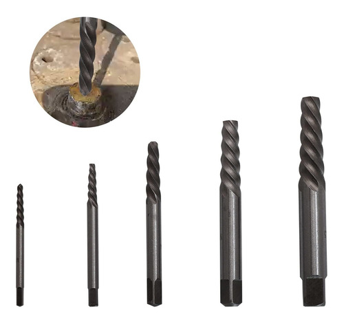 Kit Extractor Perno Roto Juego Tornillo Pelado